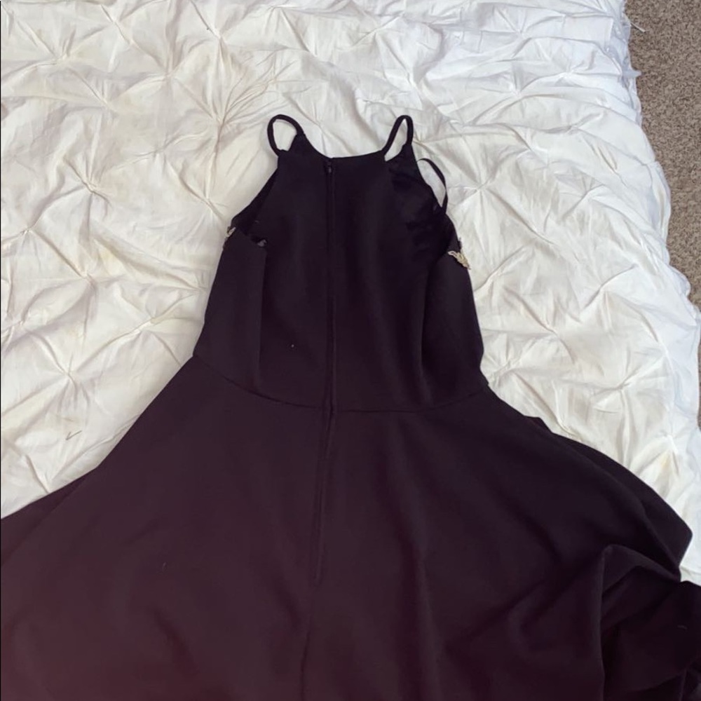 Black and Gold Cocktail Dress